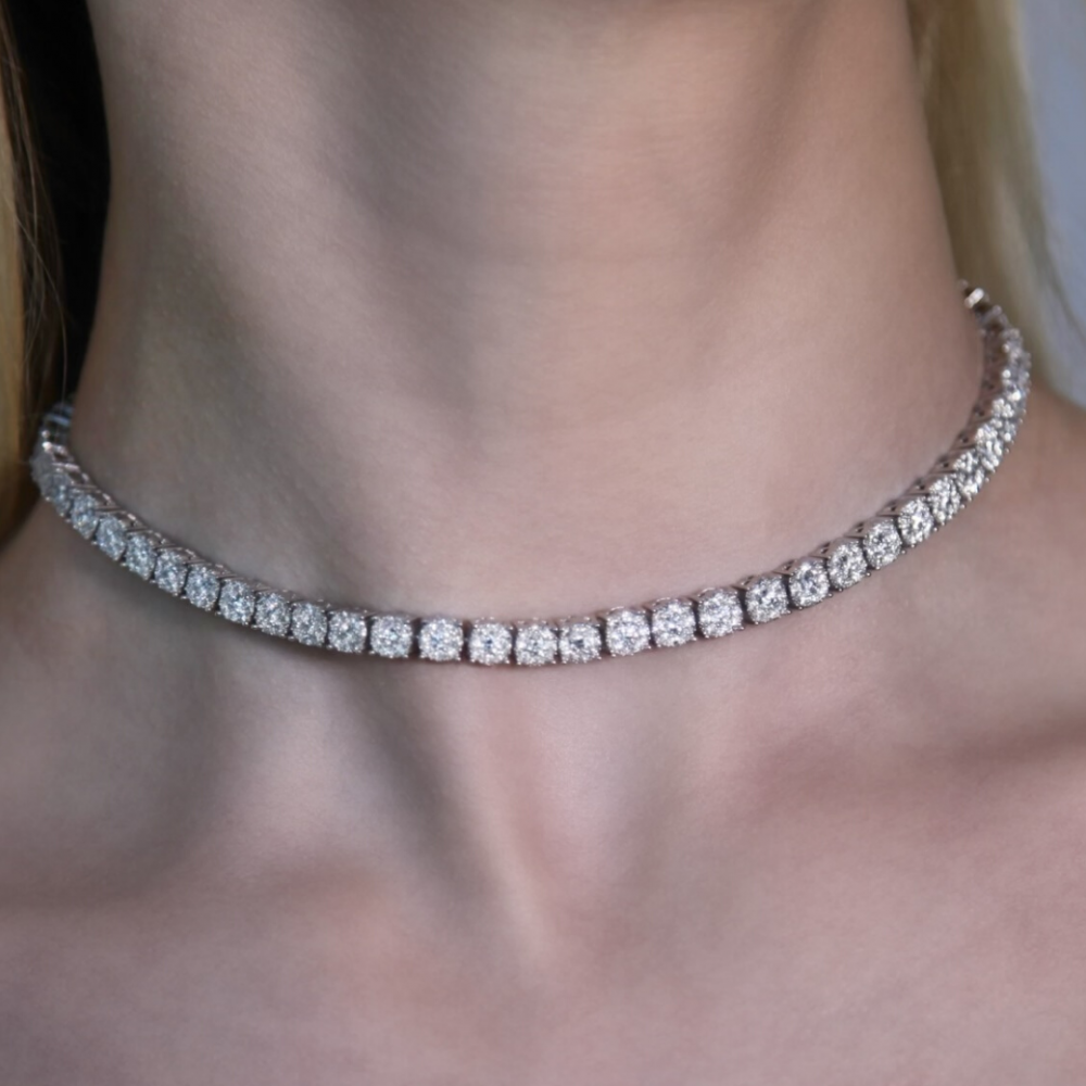 5.5 ct diamond choker