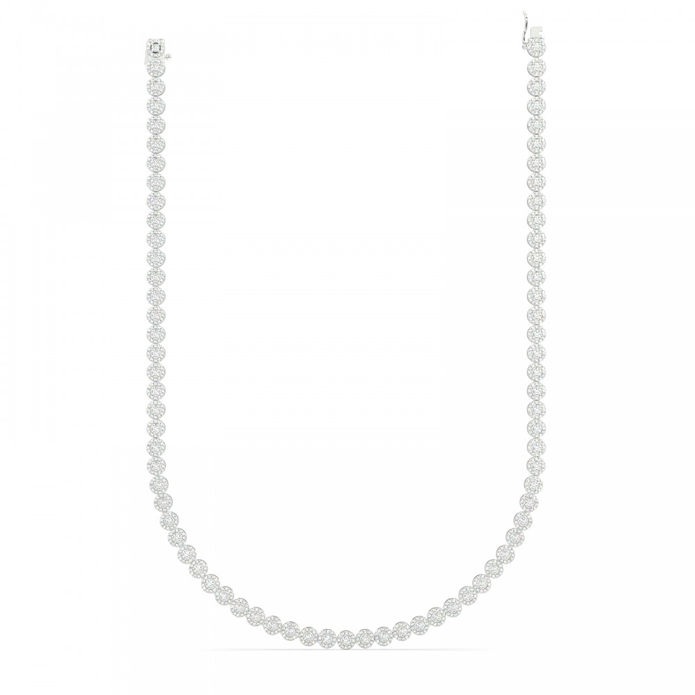 7.31 ct diamond necklace