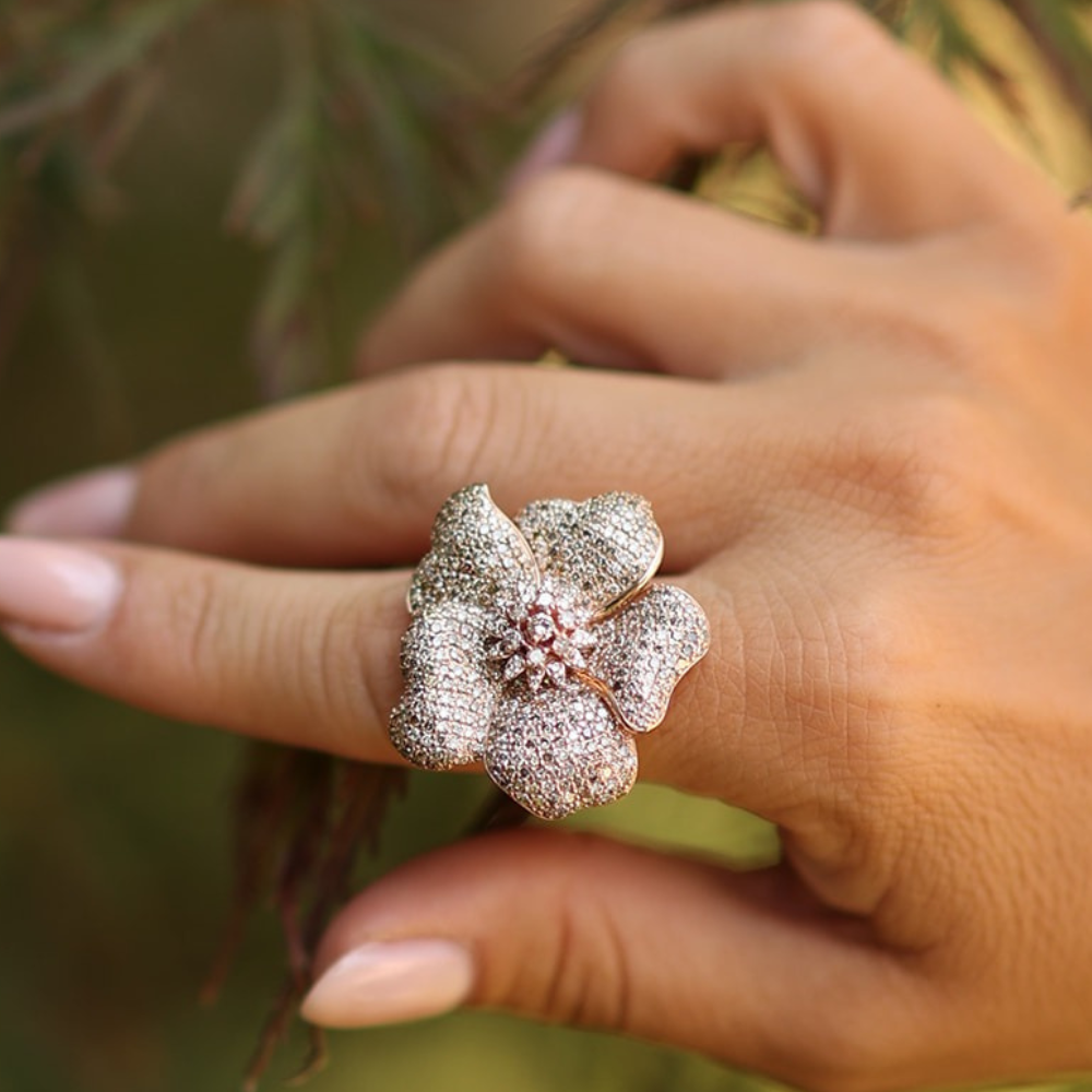 3.99 ct Brown Diamond Ring