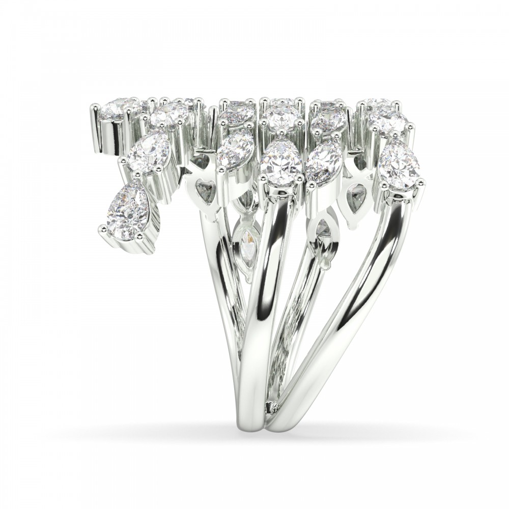 2.17 ct Pear/Marchiz Diamond Ring