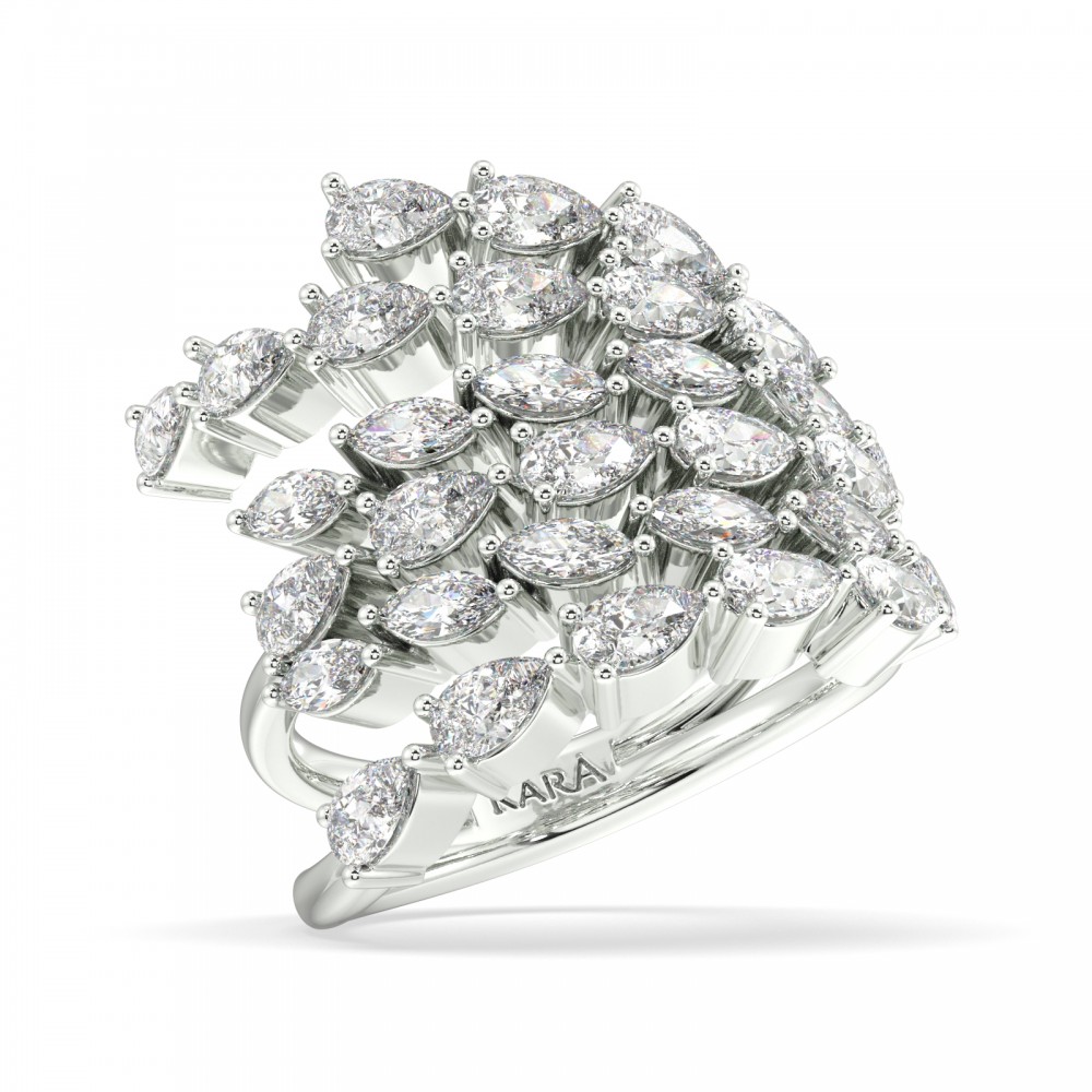 2.17 ct Pear/Marchiz Diamond Ring