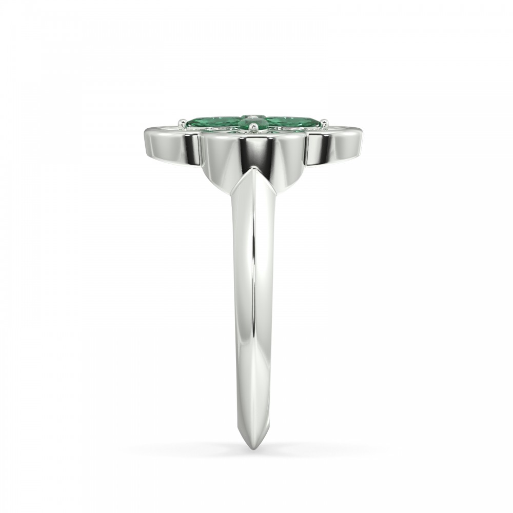 0.26ct Emerald Ring