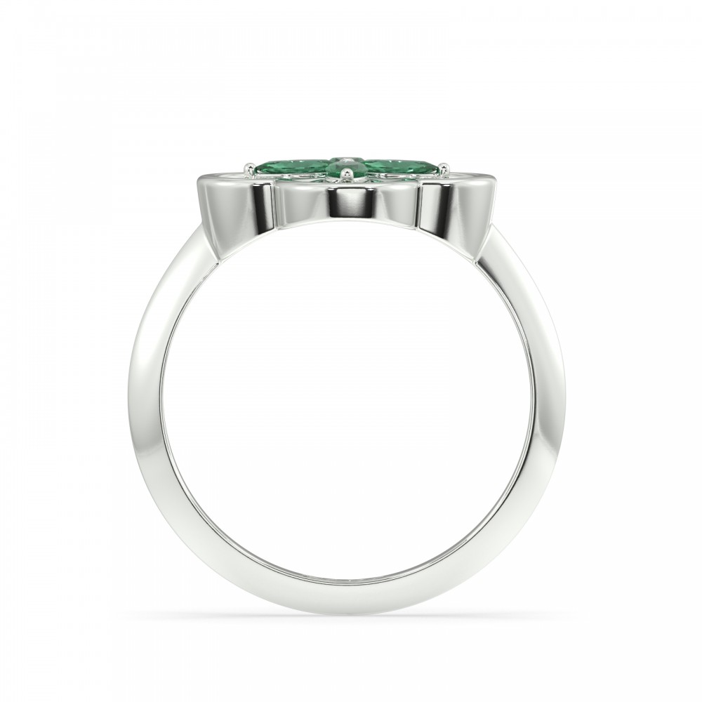 0.26ct Emerald Ring