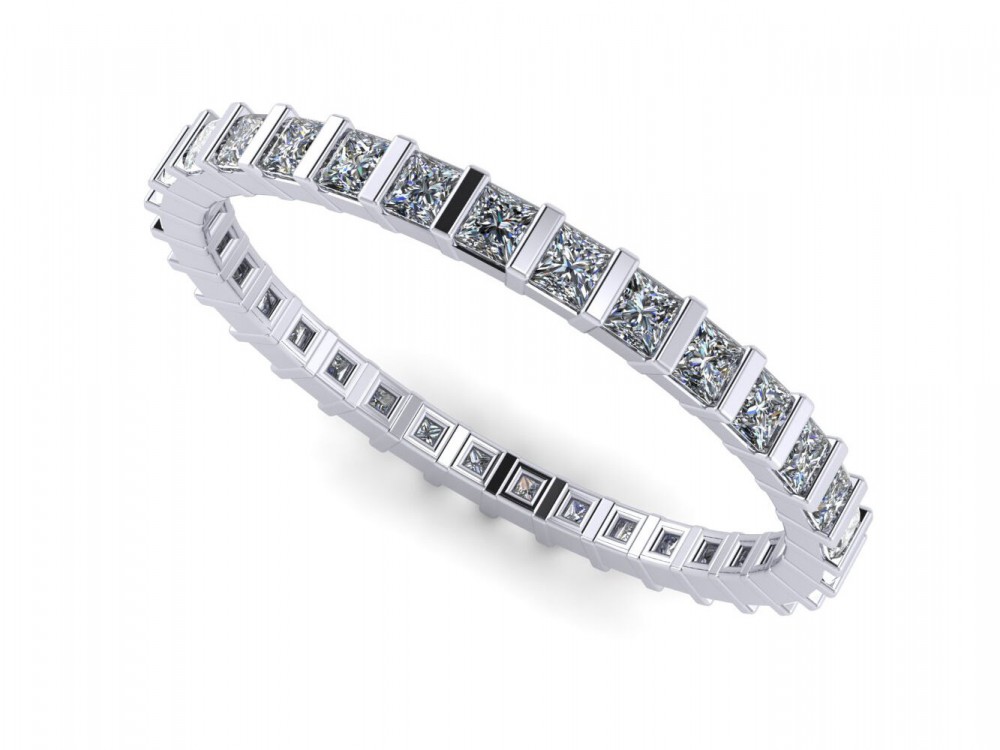 Eternity 2.00 ct Princess Diamond Eternity Ring