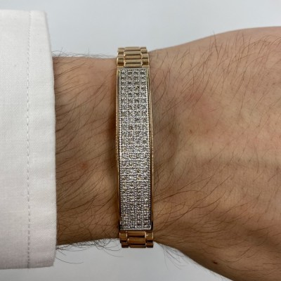 1.22 ct Brown Diamond Bracelet