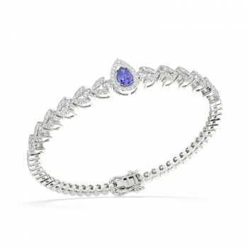 Bracelet with 1.34 ct Diamonds and 0.68 ct Tanzanite