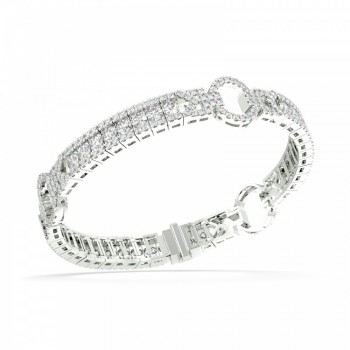 6.42 ct Diamond Bracelet