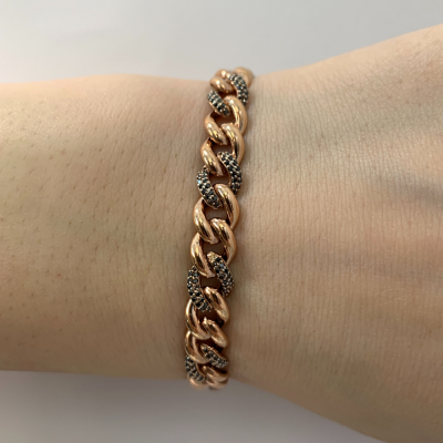 1.67 ct black diamond bracelet