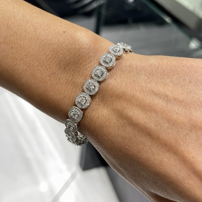 5.86 ct Diamond Bracelet