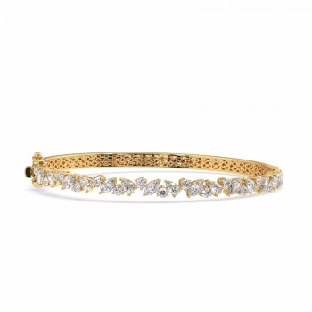 Pear/Marquise 1.49 ct Pear/Marquise diamond bracelet with 0.74 ct round diamonds