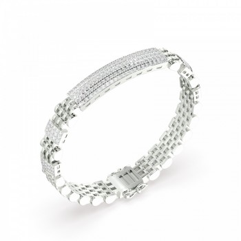 2.14 ct round diamond bracelet