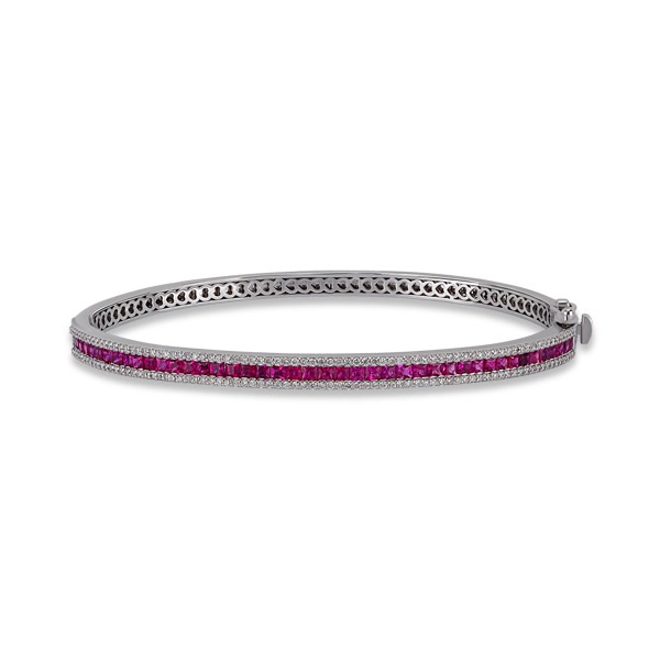 Bracelet with 2.40 ct rubies and 0.70 ct diamonds