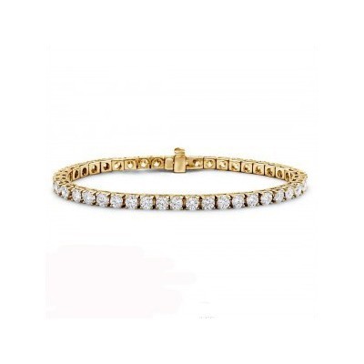 Tennis bracelet with 3.02 ct diamonds