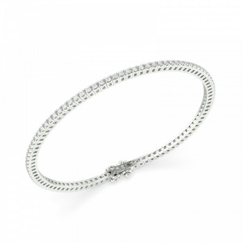 Tennis bracelet with 1.10 ct diamonds