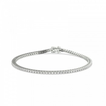 Tennis bracelet with 1.10 ct diamonds