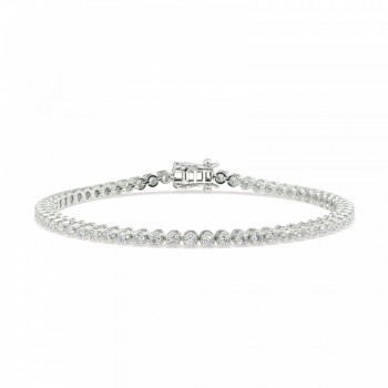 Tennis bracelet with 1.79 ct diamonds