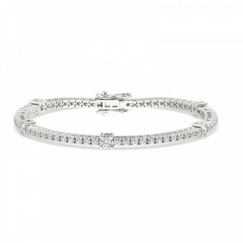 Tennis bracelet with 2.08 ct diamonds