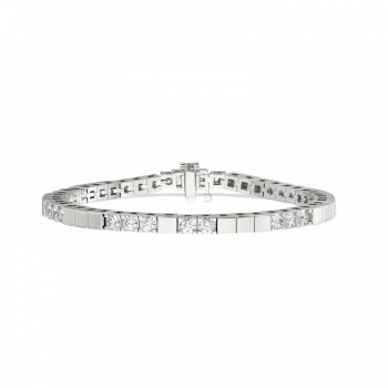 Tennis bracelet with 2.21 ct diamonds