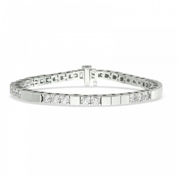 Tennis bracelet with 3.30 ct diamonds