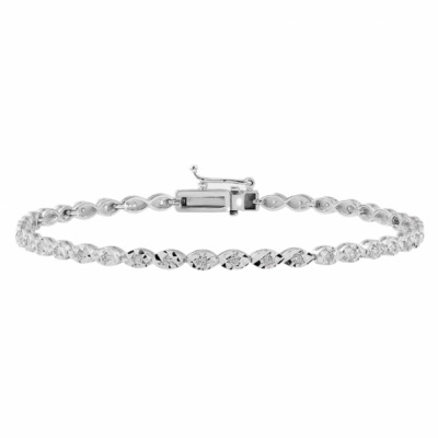 Tennis bracelet with 0.25 ct diamonds