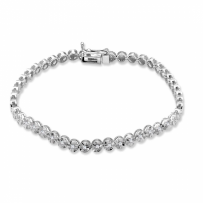 Tennis bracelet with 0.44 ct diamonds