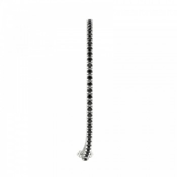 Tennis Bracelet with 2.5 ct Black Diamonds