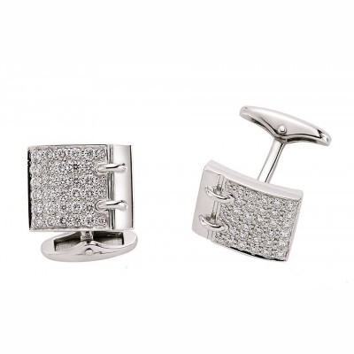 1.27 ct white gold and diamond studs