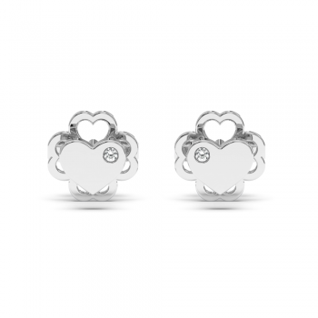 0.01ct Diamond Earrings