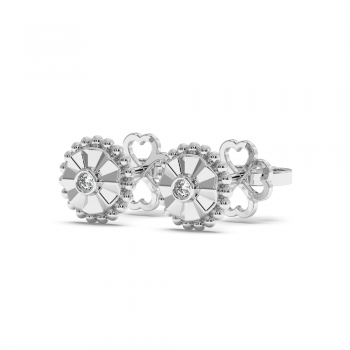 0.02 ct Diamond Earrings