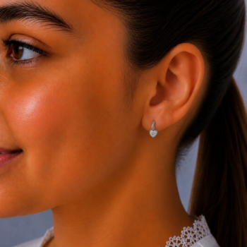 0.02 ct diamond earrings