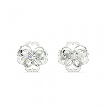 0.03 ct diamond earrings