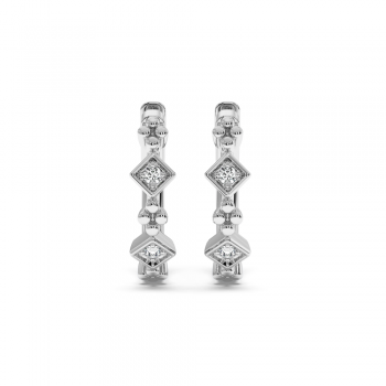 0.04 ct diamond earrings
