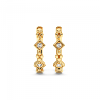 0.04 ct diamond earrings
