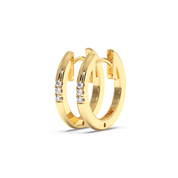 0.04 ct diamond earrings