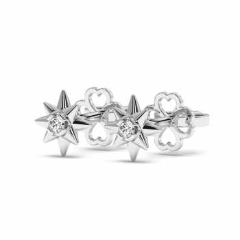 0.04ct Diamond Earrings