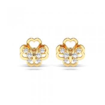 0.05 ct diamond earrings