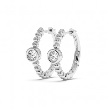 0.08 ct diamond earrings