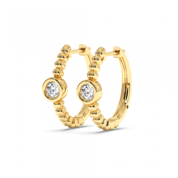 0.08 ct diamond earrings