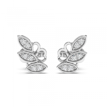 0.09 ct diamond earrings