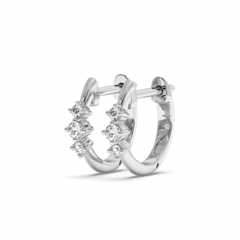 0.10 ct diamond earrings