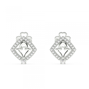 0.10 ct diamond earrings