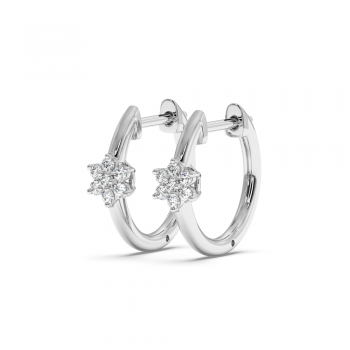 0.12 ct diamond earrings