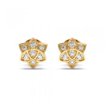 0.12 ct diamond earrings