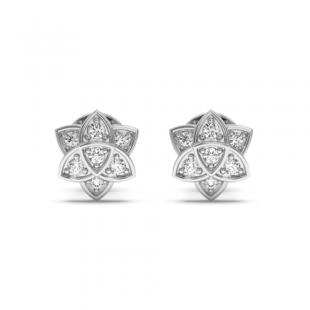0.12 ct diamond earrings