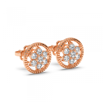 0.14 ct diamond earrings