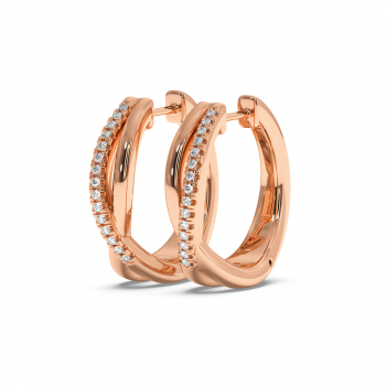 0.15 ct diamond earrings