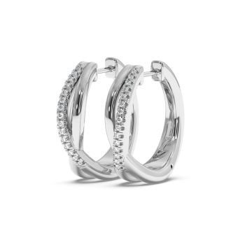 0.15 ct diamond earrings