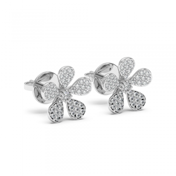 0.27 ct diamond earrings