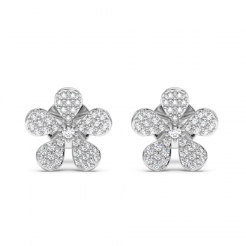 0.27 ct diamond earrings
