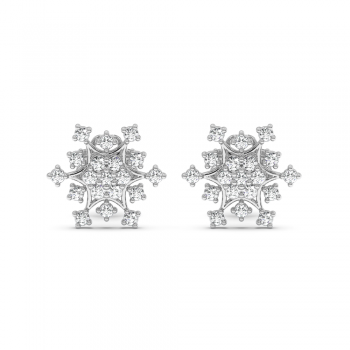 0.19 ct diamond earrings